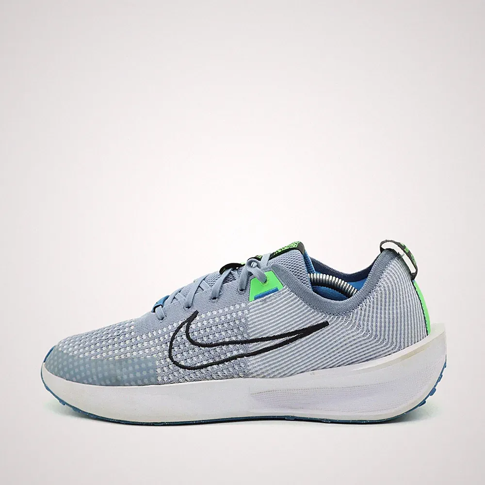 Nike Herren Running Sneaker Blau/Grü Mesh Low-Top Atmungsaktiv Laufschuhe EU 46