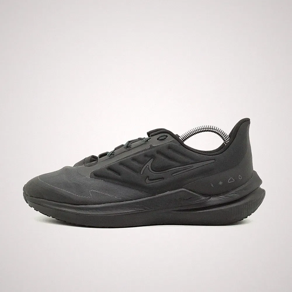 Nike Herren Shield Sneaker Schwarz Synthetik Low-Top Wasserdicht Laufschuh EU 43