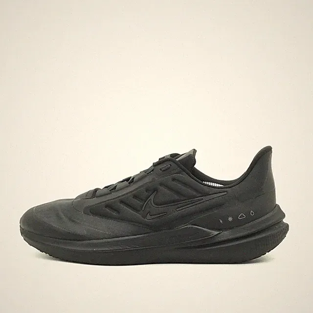 Nike Herren Shield Sneaker Schwarz Synthetik/Textil Low-Top Laufschuh EU 47