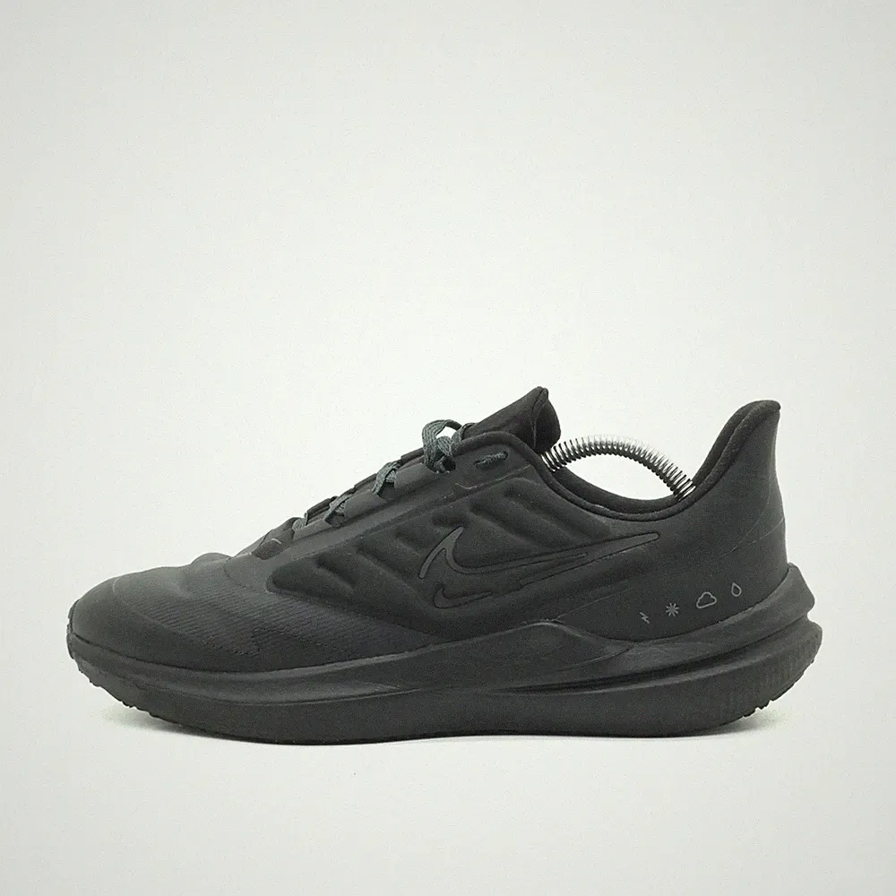 Nike Herren Shield Sneaker Schwarz Synthetik Wasserabweisend Laufschuh EU 43