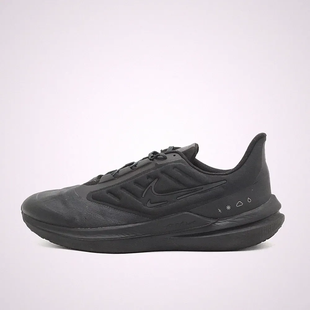 Nike Herren Shield Sneaker Schwarz Synthetik Wasserdicht Laufschuhe EU 46