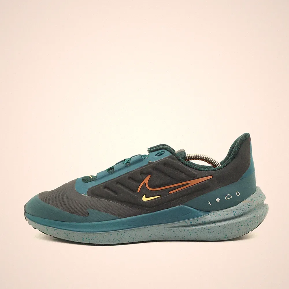 Nike Herren Shield Sneaker Türkis/Schwarz Rutschfest Laufschuh EU 44