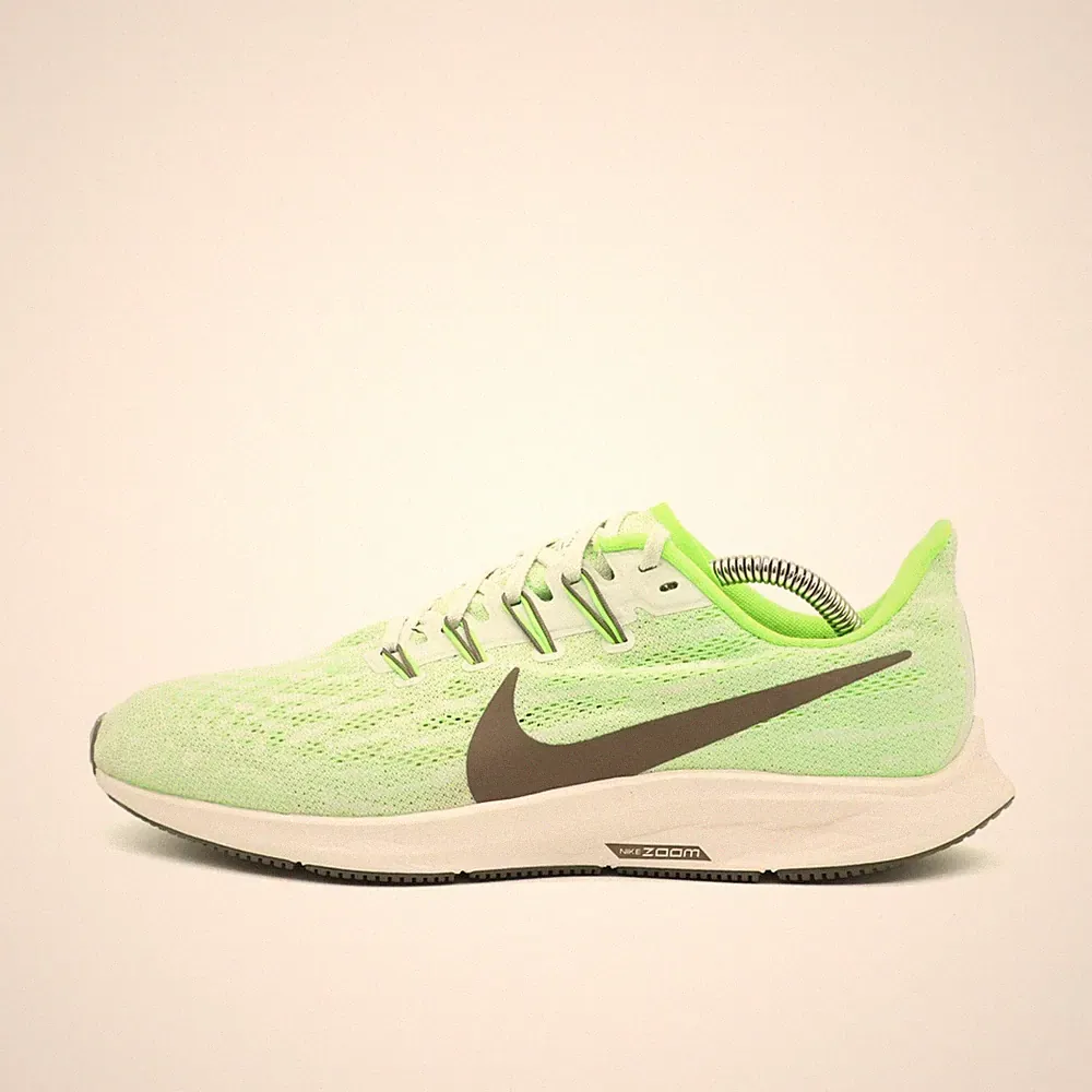 Nike Herren Zoom Pegasus 36 Schuhe EU 41 Grü AQ2203-003 Mesh Low-Top