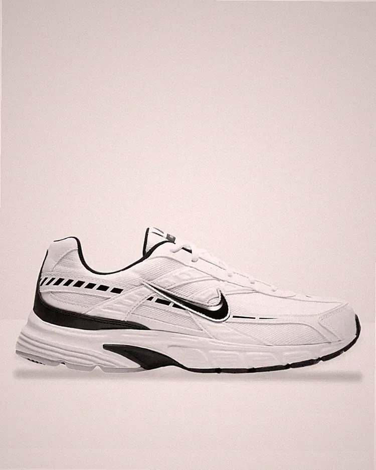 Nike Initiator Schuhe Weiß Schwarz Herren 394055 100 Running Gym Sport