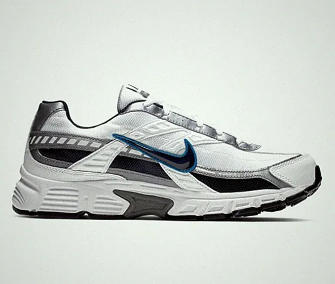 Nike Initiator White Obsidian Metallic Cool Grey Laufschuhe 394055-101