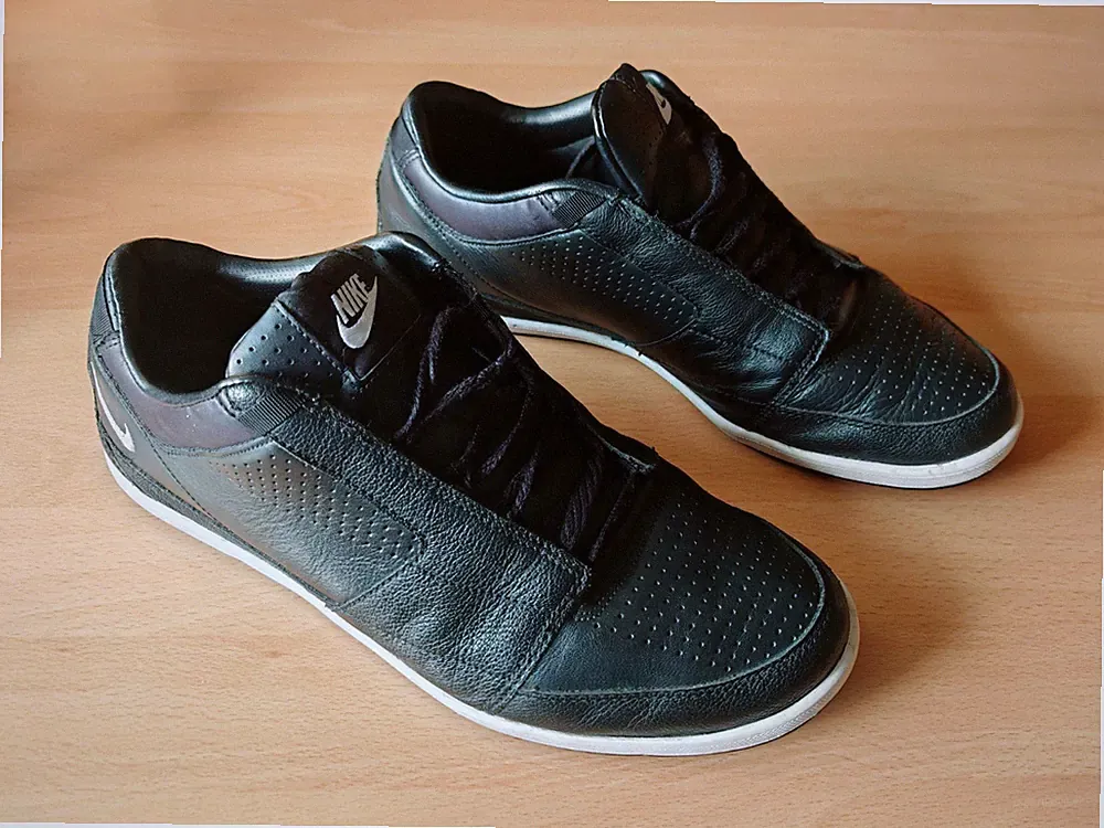 Leder Laufschuh