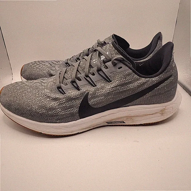 Nike Mens Shoes Zoom Pegasus 36 Size 11M Athletic Sneaker Running Pre Owned Grey