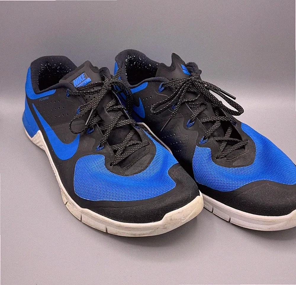 Nike Metcon 2 Amp-X Herren Sneaker Turnschuhe Laufschuhe Gr. 49,5 blau / schwarz