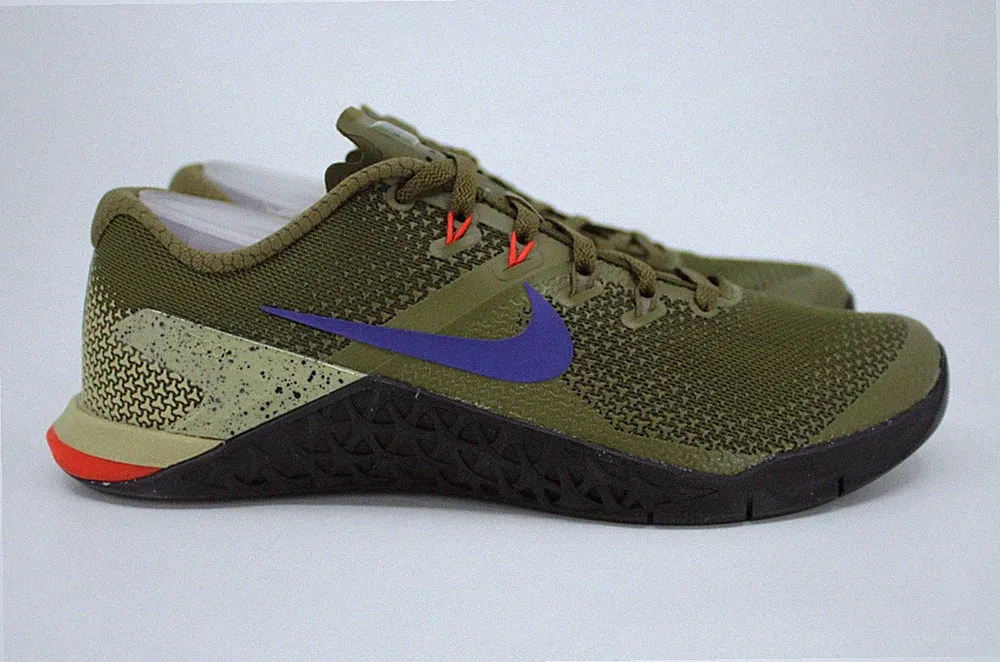 Nike Metcon 4 Training Gym Schuhe UK 6 Olive Canvas Indigo Burst Green AH7453-342