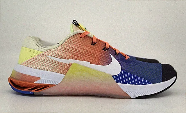 Nike Metcon 7 AMP Training Gym Schuhe UK 12 Mehrfarbig Weiß DM0259-900