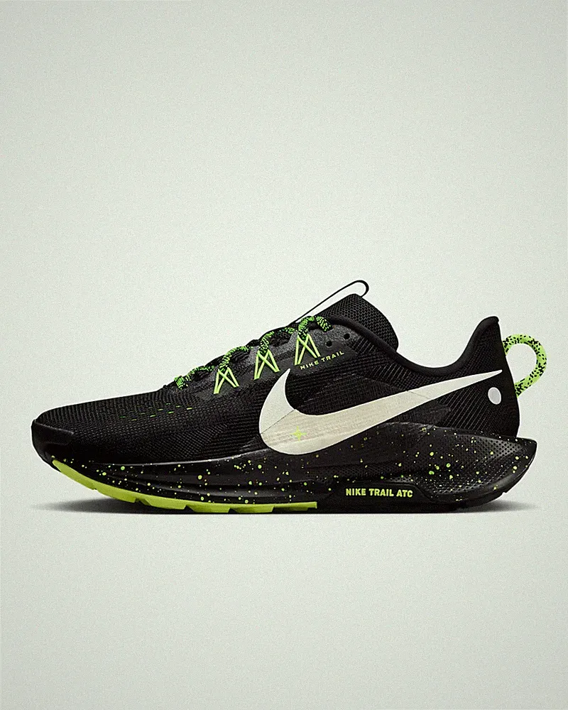 Nike Pegasus Trail 5 Herren Trail-Laufschuhe in Schwarz/Volt Ice/Phantom