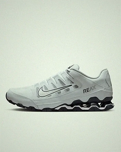 Nike Reax 8 TR weiß schwarz Herren Turnschuhe Schuhe Größe UK 8_12_13