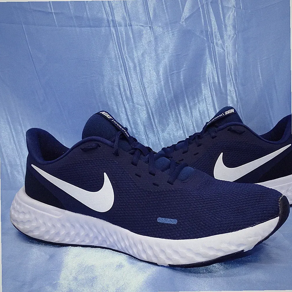 NIKE REVOLUTION 5 SNEAKER GR 48,5 HERREN SCHUHE LAUFSCHUHE ZOOM SPORTSCHUHE BLAU