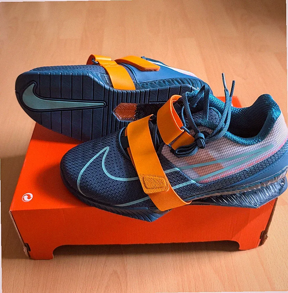 Nike Romaleos 4 Gewichtheberschuh Gym Wettkampfschuhe blau Gr. 42 | CD3463-493