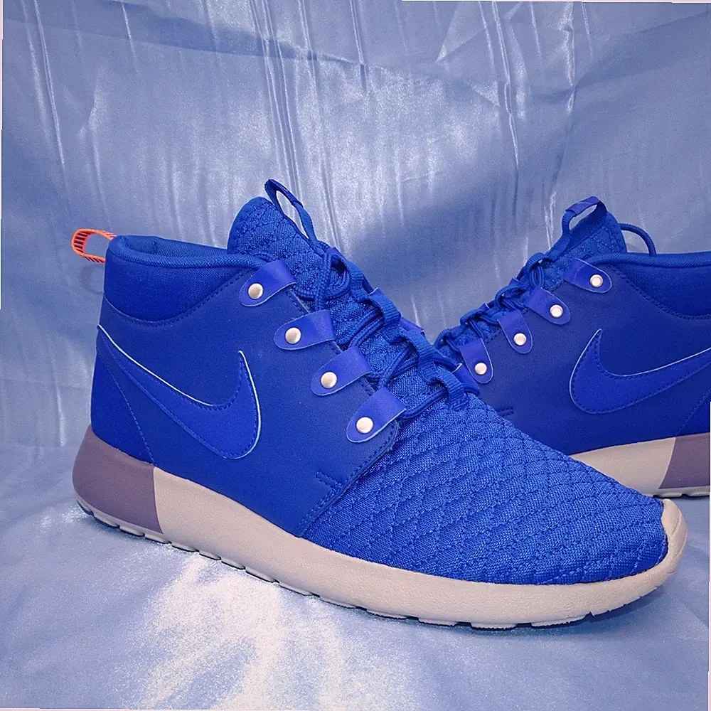 NIKE ROSHE RUN SNEAKERBOOT SNEAKER GR 42 43 SCHUHE ZOOM LAUFSCHUHE BLAU A6
