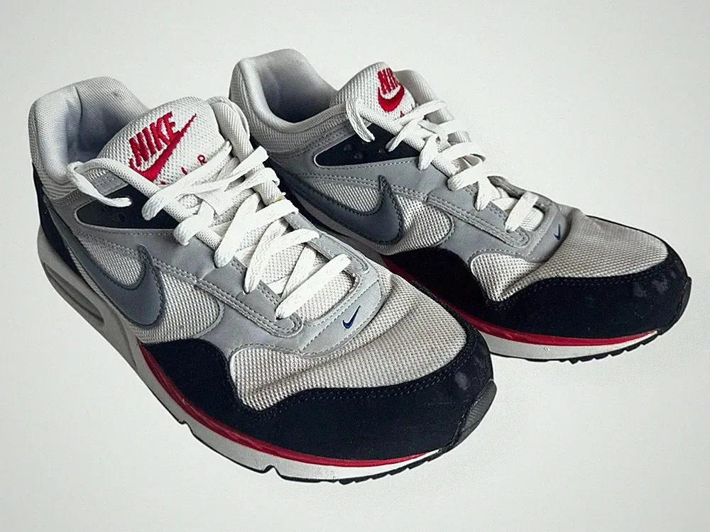 Nike Schuhe Herren 10 Air Max Correlate Laufen Turnschuhe Weiß Niedrig 511416-104 UK 11