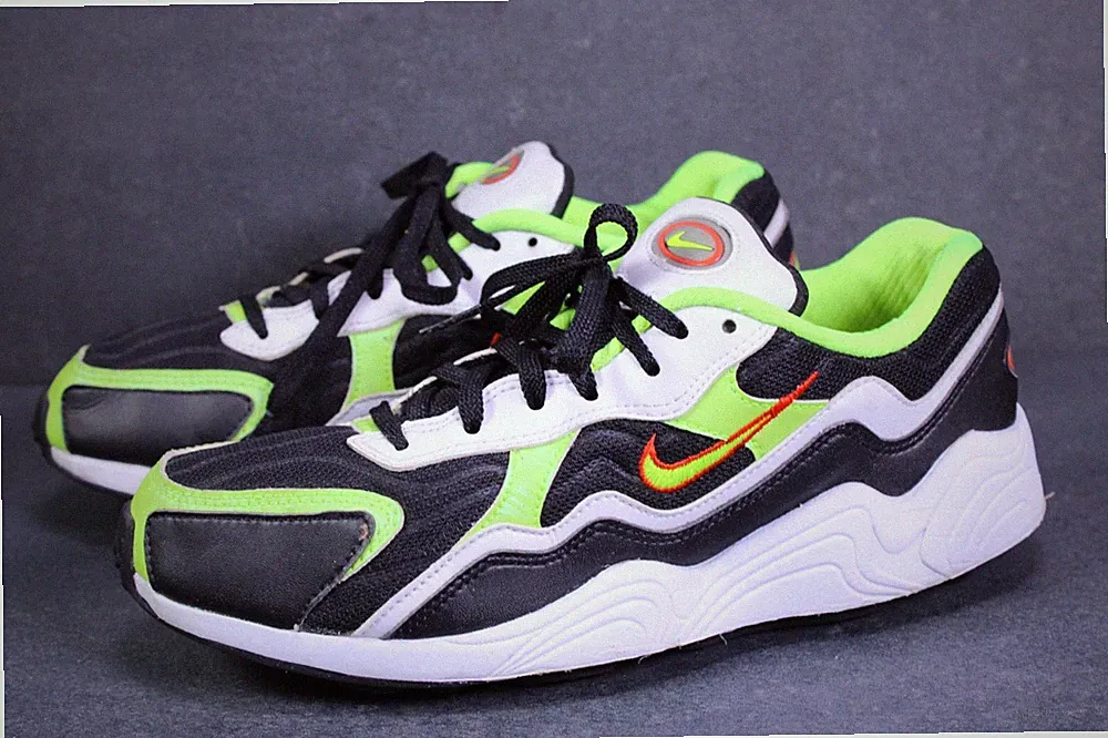 Nike Sneaker Air Zoom Alpha Laufschuhe Damen Gr. 39 schwarz neon weiß CH1-186