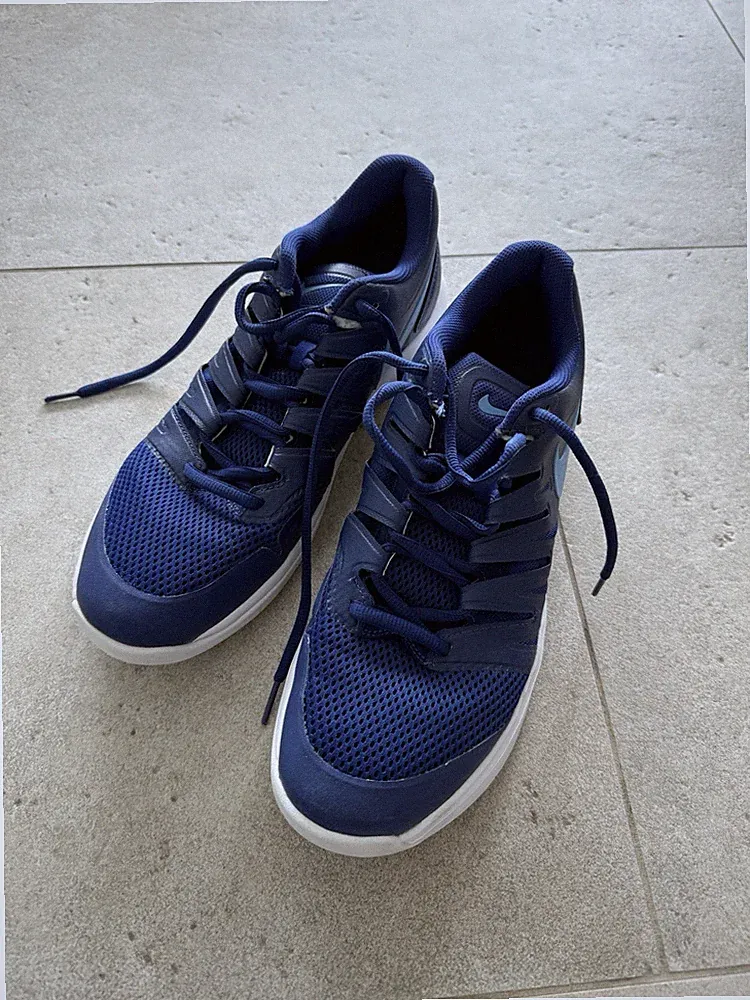 Nike Sportschuhe/ Hallenschuhe - Blau - Gr. 47 - 1x getragen