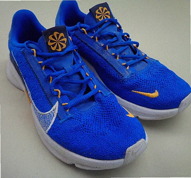 Nike SuperRep Go 3 Next Nature Flyknit Sneaker Herren UK 7 Blau Laufschuhe