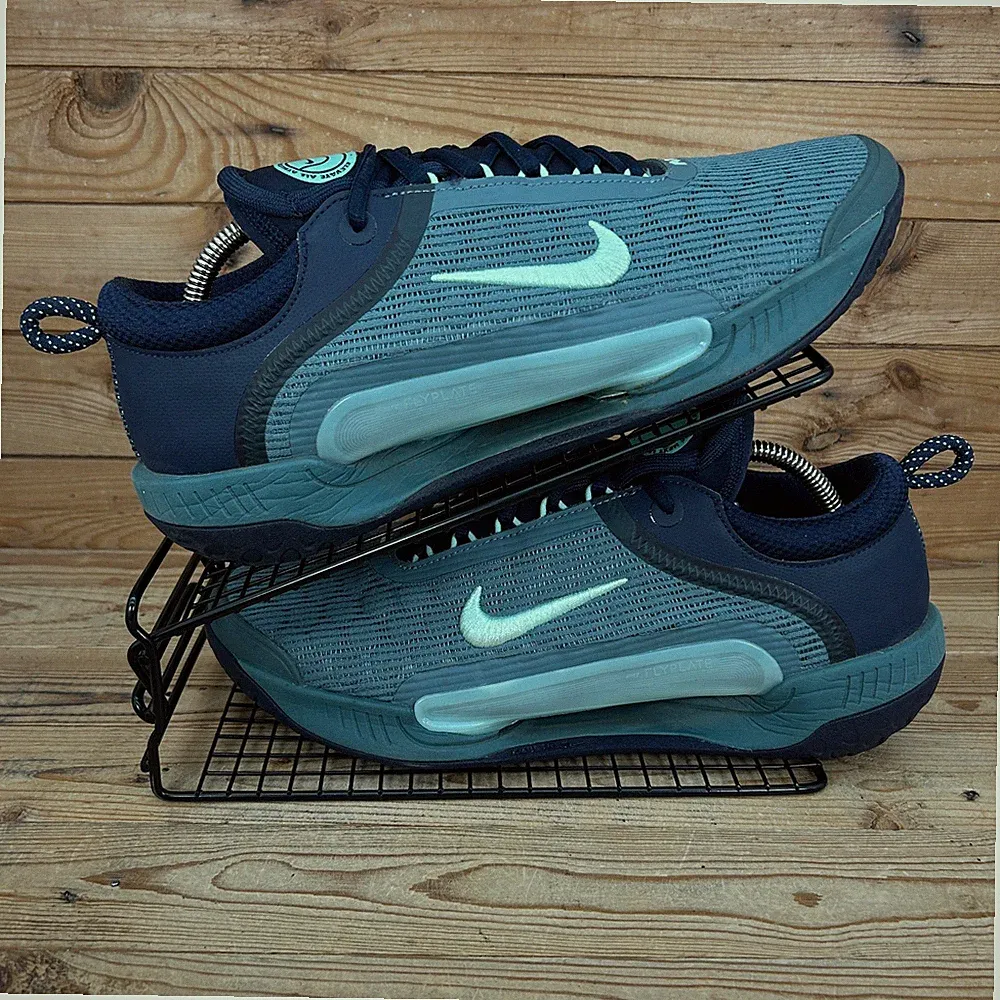 Nike Tennisschuhe Herren Größe UK 10 Court Zoom NXT Obsidian Mineral Slate Schuhe