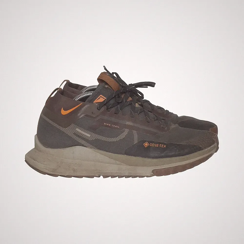 Nike Trail, Laufschuhe, Größe: 44 1/2, Grau/Braun/Orange, Herren #adQ