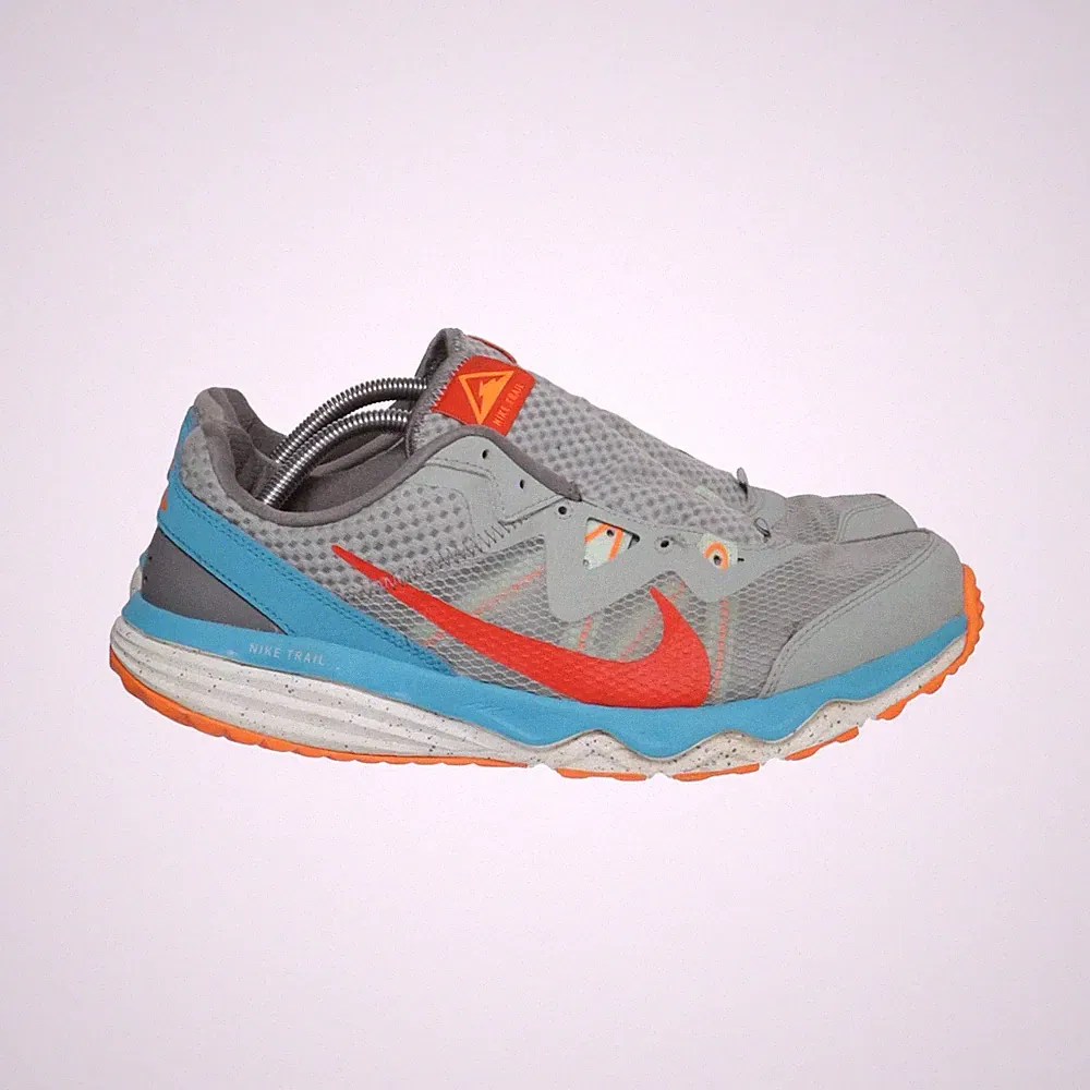 Nike Trail, Laufschuhe, Größe: 46, Grau/Blau/Orange, Herren #38s