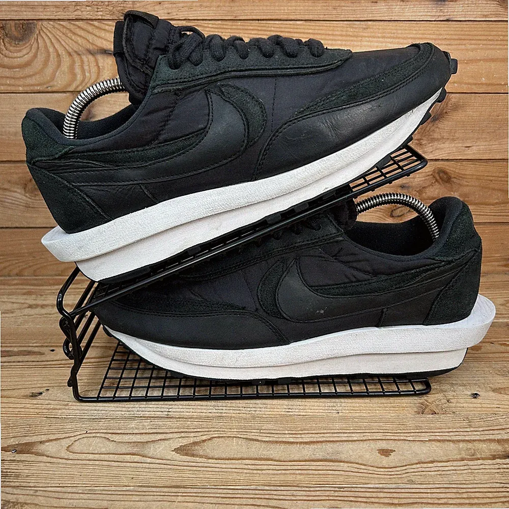 Nike Turnschuhe Herren Größe UK 10 LD Waffle Sacai schwarz weiß Nylon Skaterschuhe