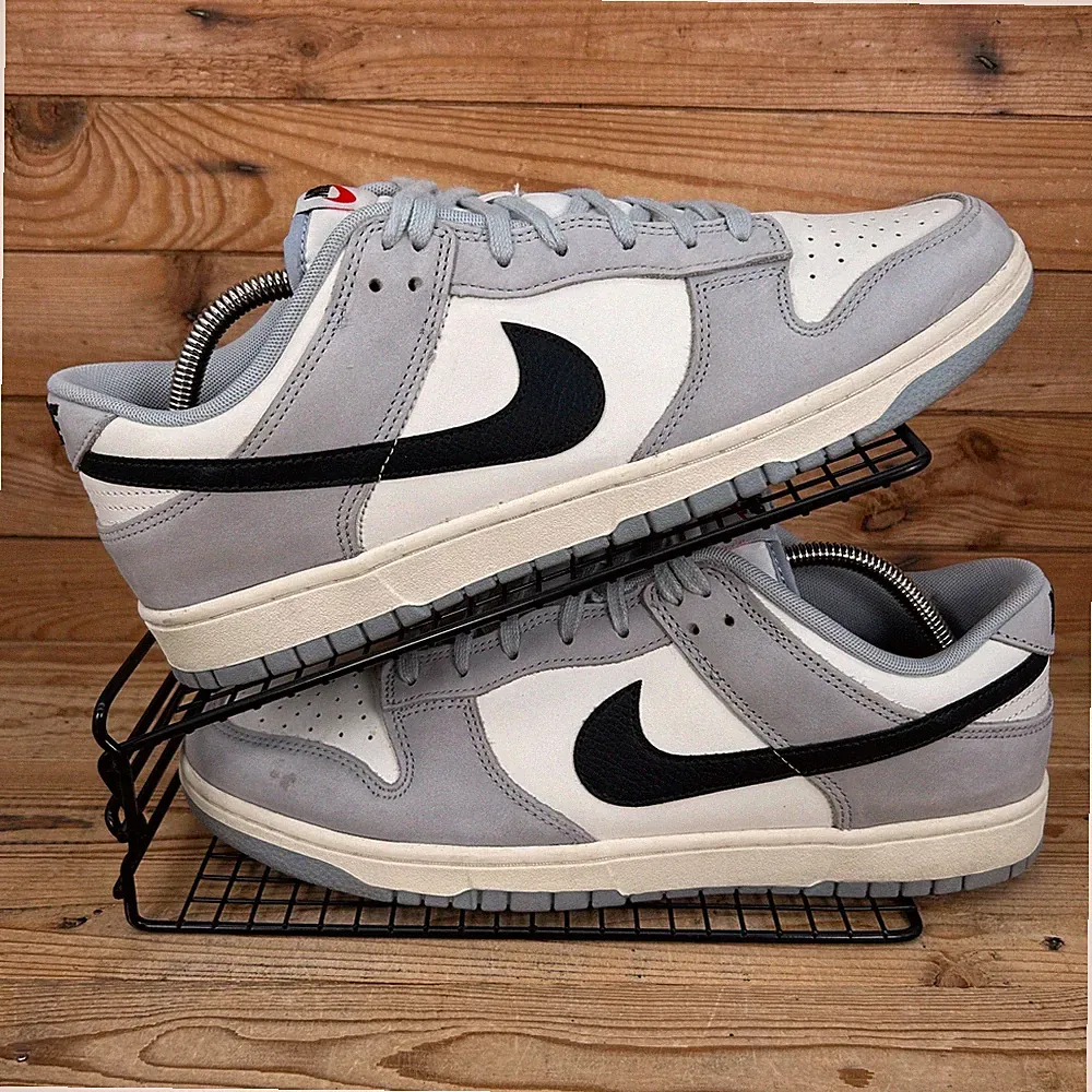 Nike Turnschuhe Herren Größe UK 11 Dunk Low Rauchgrau Wildleder Leder Skaterschuhe SB