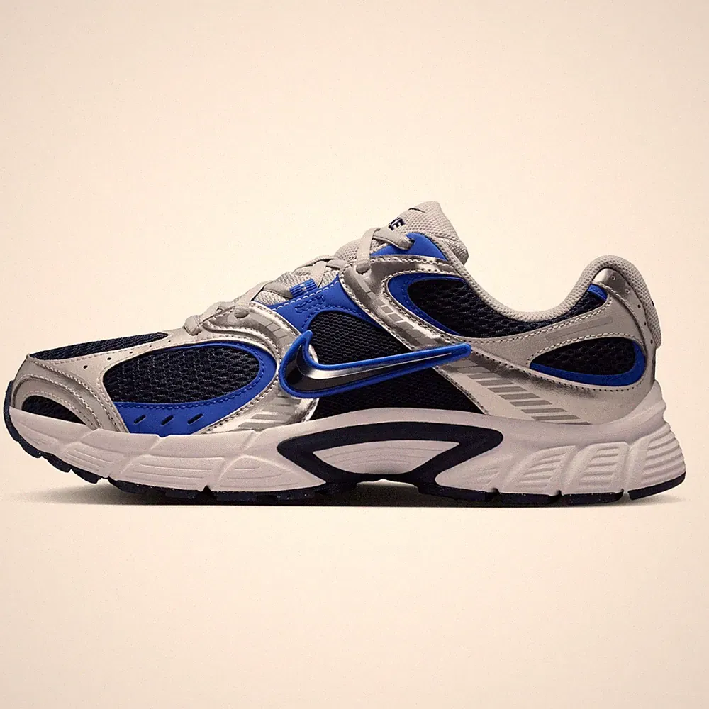Nike V5 RNR Sportschuhe Sneaker Laufschuhe Herren Herrenschuhe weiss blau silber