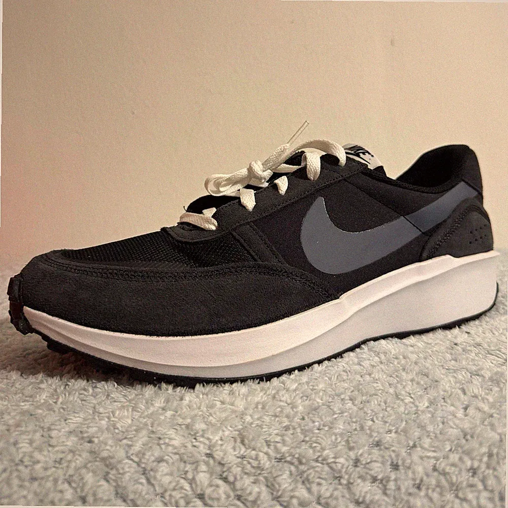 Nike Waffle Nav Herren Laufschuhe Sneaker Schwarz/Grau/Weiß EU 47,5 FJ4195-001