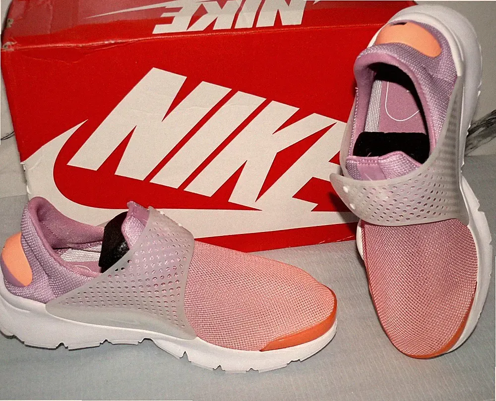NIKE WMNS SOCK DART Breathe 896446800 Schuhe Ultra Running Sneaker 42 Sunset WHT