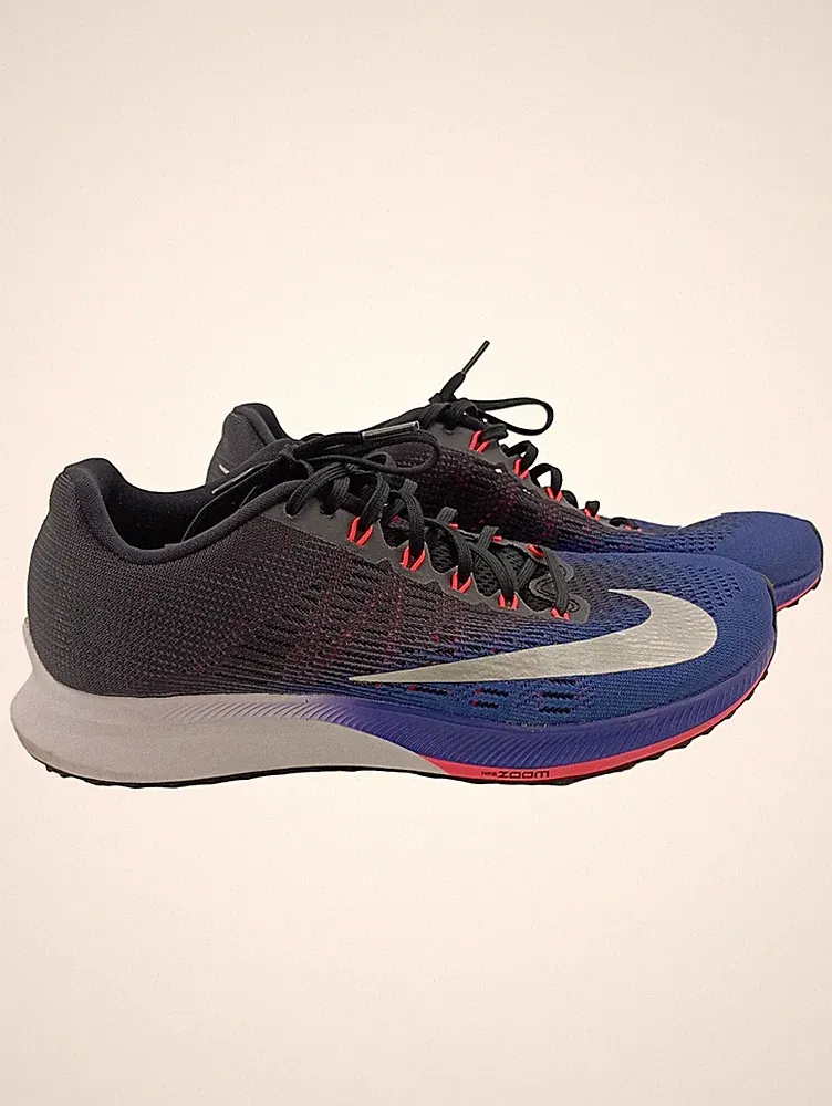 Nike Zoom Elite 9 Laufschuhe Herren Gr. 39 Blau Grau Sportschuhe Running