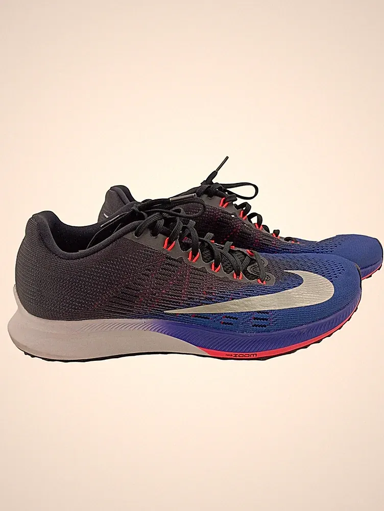 Nike Zoom Elite 9 Laufschuhe Herren Gr. 39 Blau Grau Sportschuhe Running