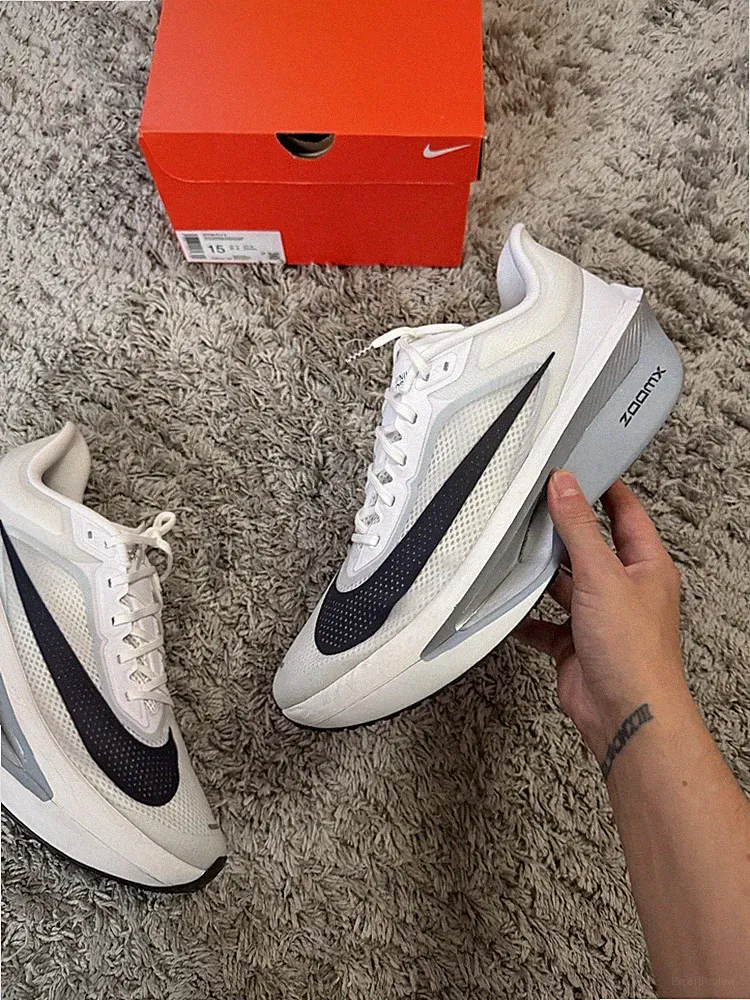 Nike Zoom Fly 6 White Pure Platinum Herren Laufschuhe Gr. 49,5 FN8454-104