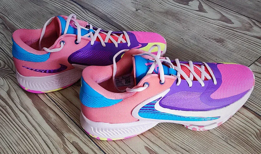 NIKE ZOOM FRAK 4 RAINBOW - VIVID PURPLE/LASER BLUE-HYPER PINK - GR. 45 / 11