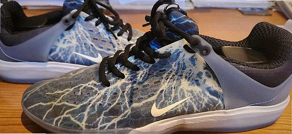 Nike Zoom Nyjah 3 SB Shoes Men 9.5 Blue Sneakers Trouble at Home Lightning