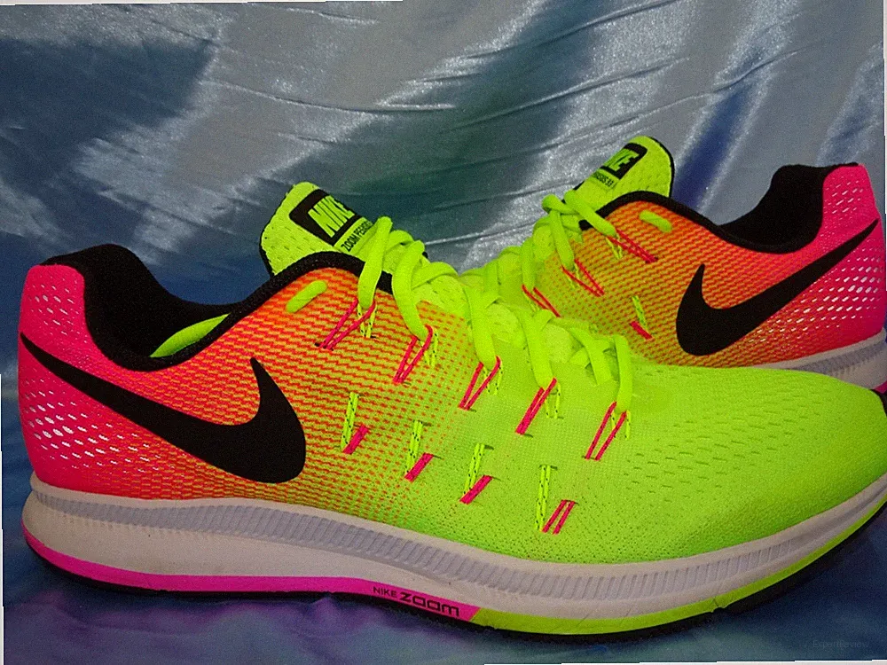 NIKE ZOOM PEGASUS 33 GR 47 48 NEON VOLT SCHUHE SNEAKER LUNAR FREE FLYWIRE D92