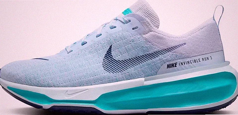 Nike ZoomX Invincible Run FK 3 Laufschuhe Herren Sneaker Aqua Pastellblau