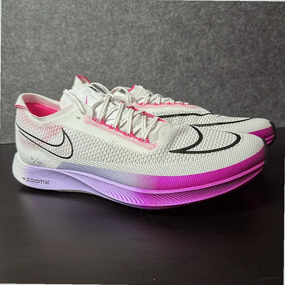Nike Zoomx Streakfly White Vivid Grape Weiß Lila Gr Eu 47.5 Herren Laufschuhe