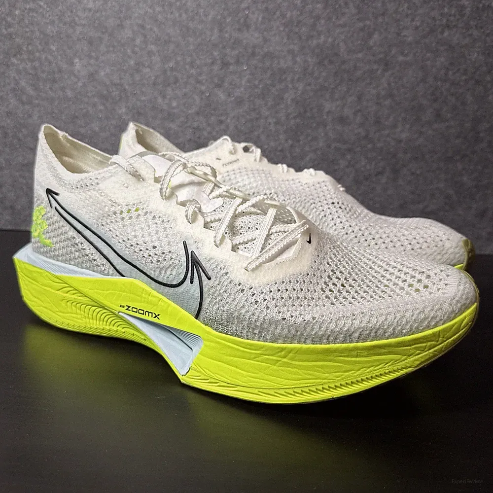 Nike Zoomx Vaporfly Next% 3 White Green Gr Eu 49.5 Herren Laufschuhe Weiß