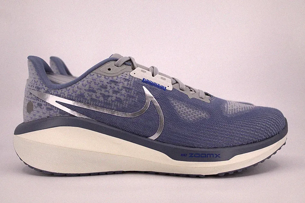 Nike ZoomX Vomero 17 Laufschuhe UK 10 Ashen Slate Silver FB1309-403