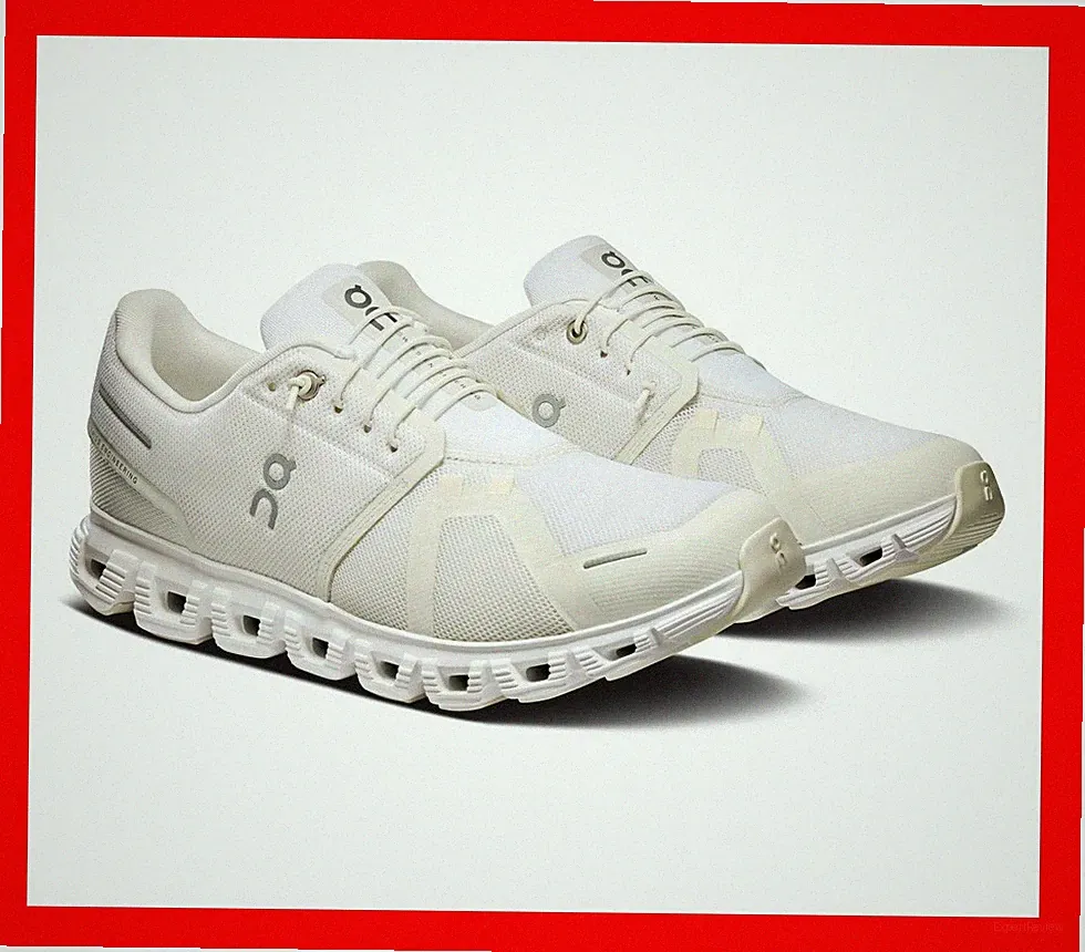 On Cloud 6 in weiß Gr. 45 UK 10,5 Sportschuhe Schuhe Laufschuhe Running