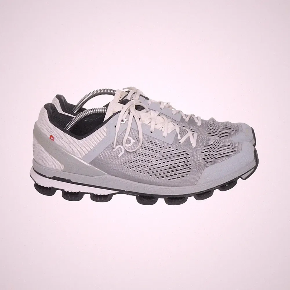 On Cloud, Laufschuhe, Größe: 44 1/2, Grau/Weiß/Schwarz, Herren #U8v