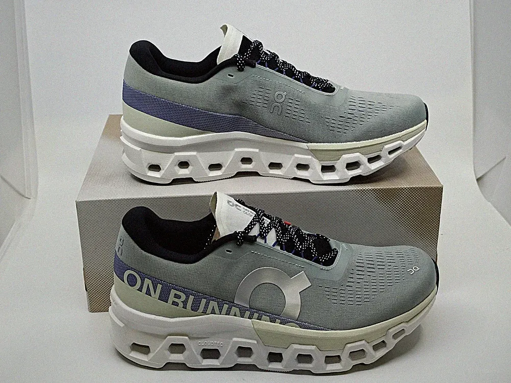 On Cloudmonster 2 Herren Laufschuh Mineral Aloe EU 44.5 US 10.5 Neu OVP Run