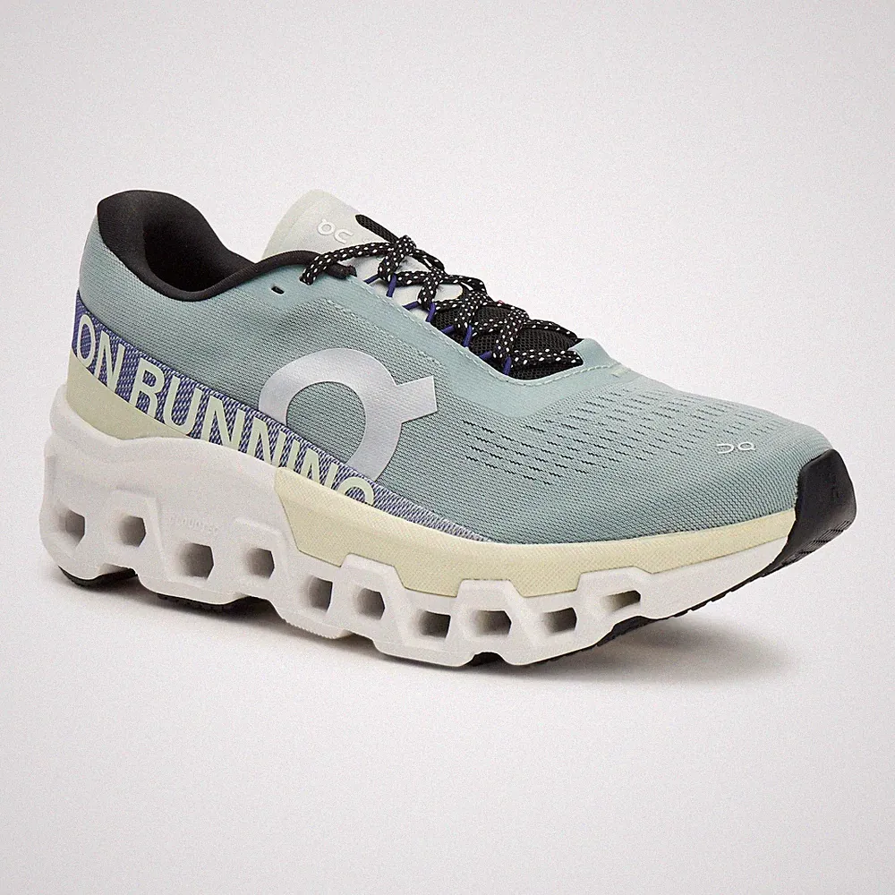 On Cloudmonster 2 Herren Laufschuhe Sneaker Grün EU 45 Running