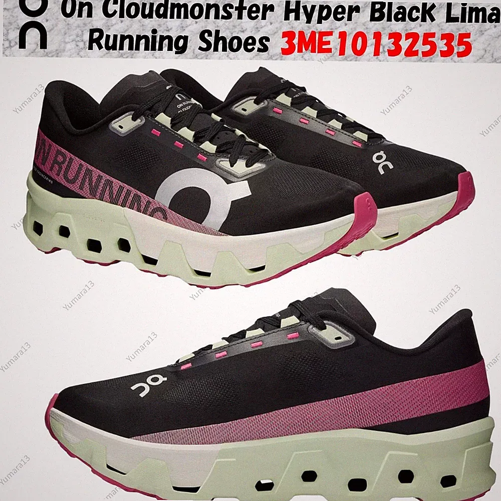 On Cloudmonster Hyper Black Lima Laufschuhe 3ME10132535 Herren Gr.