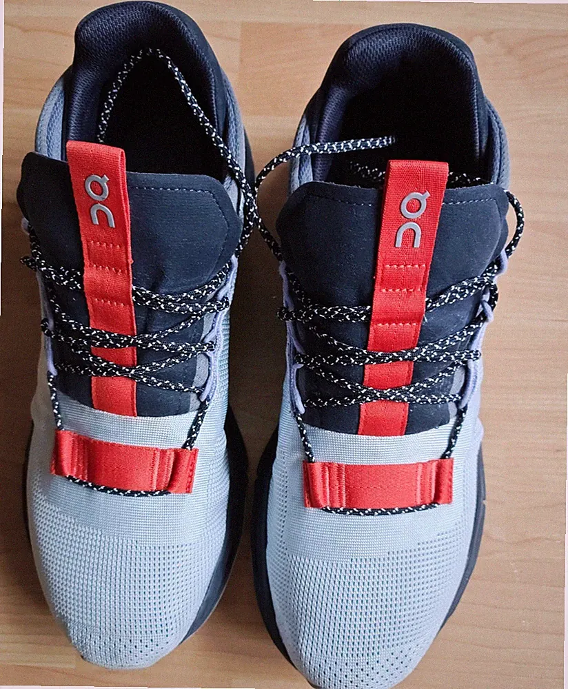 On Cloudnova Herren Sneaker Grau/Weiß Mesh Laufschuhe EU 45 TOP!