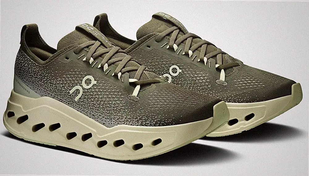 ON CLOUDSURFER MAX Herren Laufschuhe Neutral Cushion OLIVE 3MF30434731