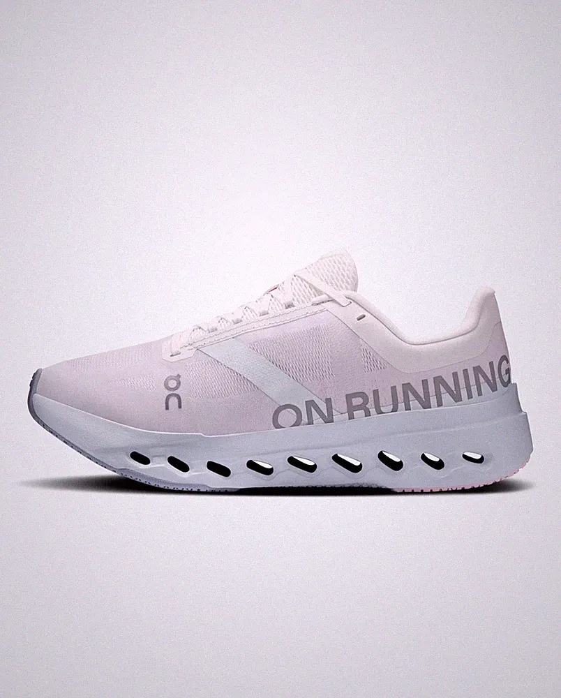On Cloudsurfer Next Laufschuhe Sneaker 38,5 Peony Heather Mesh atmungsaktiv