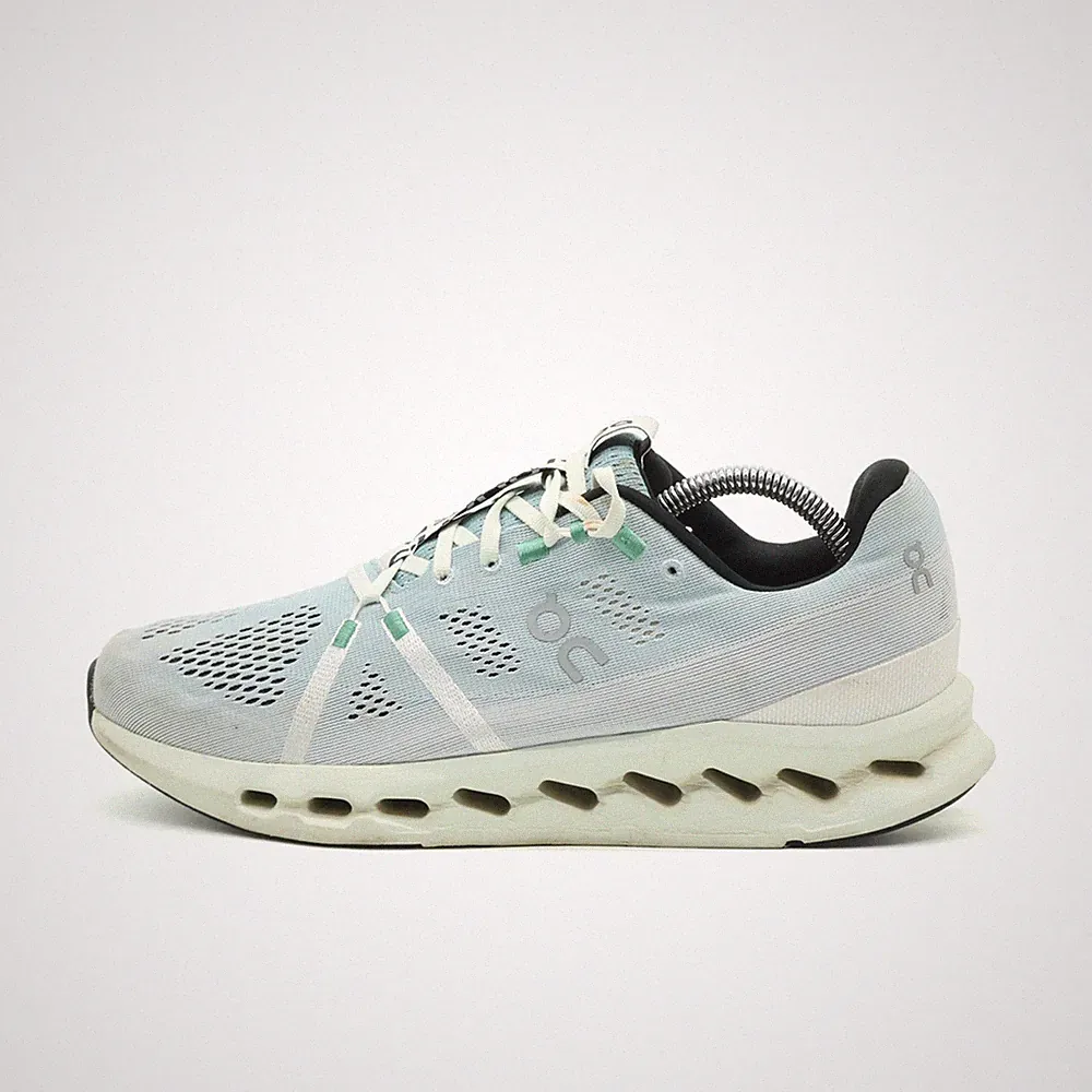 On Herren Cloudstratus Schuhe Hellblau Mesh Low-Top CloudTec Laufschuhe EU 42.5